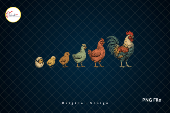 Chicken Life PNG: The Vintage Farmhouse Graphic