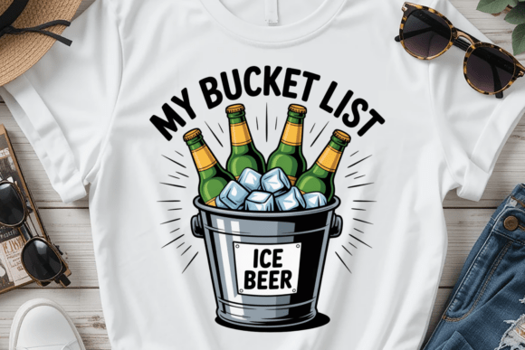 Ice Beer Bucket Shirt: A Bold Graphic for Weekend Vibes