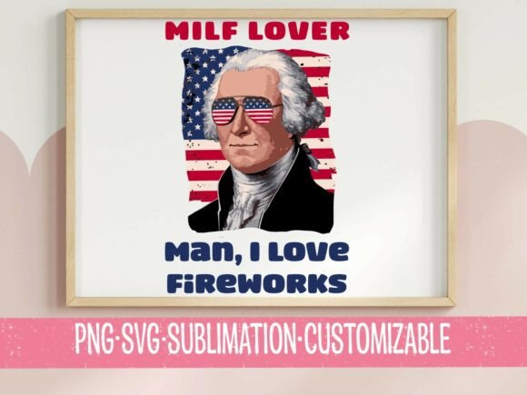 Man I Love Fireworks Funny 4th of July Design
