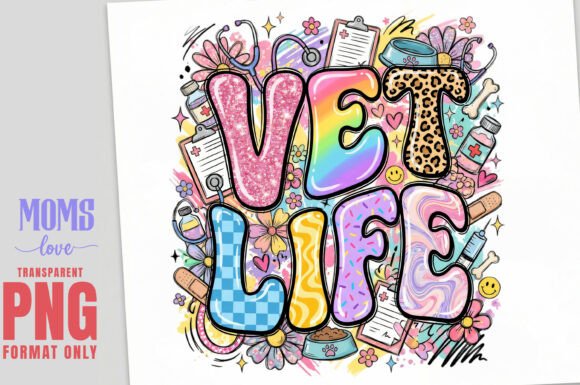 Vibrant Vet Life Sublimation PNG: Beyond Basic Graphics