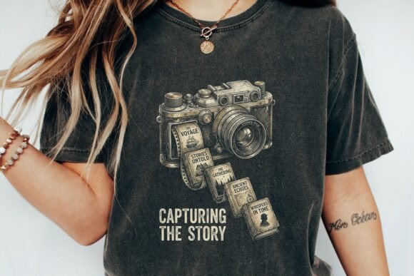 Vintage Camera Storytelling Art: Capturing Narratives in Design